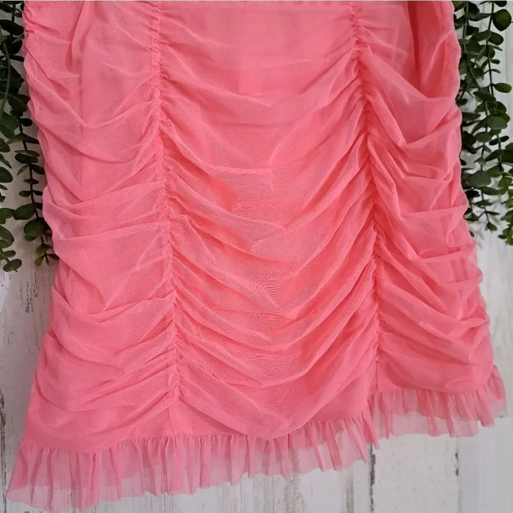 NWT Victoria Secret Ruched Mini Skirt